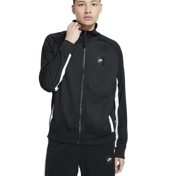 Nike Air Script Full Zip Track Jacket BV5154-010 (Black/White) - Picture 6 of 8